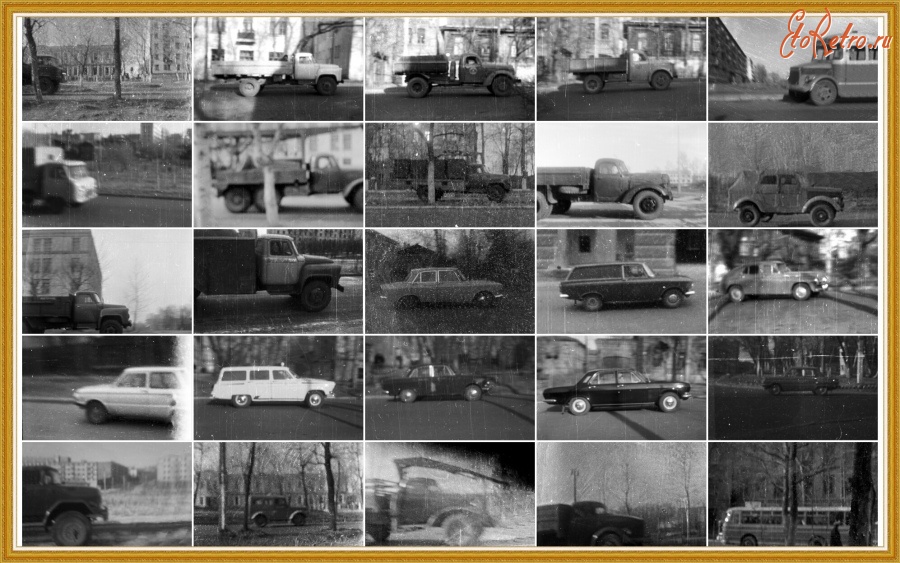 Хабаровск - Автомобили на улицах Хабаровска в 1970 году