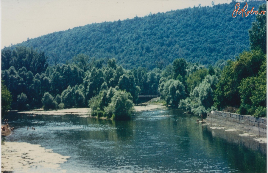 Аша - Вид с моста на реку Сим