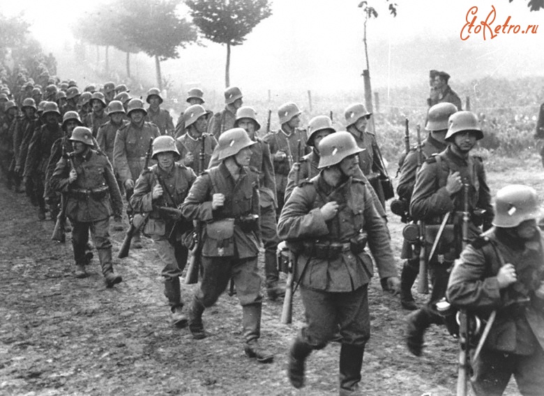 Польша - Вступление немецких войск в Польшу 1-го сентября 1939 года в 6 часов утра
