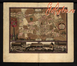 Польша - Величка на карті Вільгельма  Гондіуса в 1645 році.