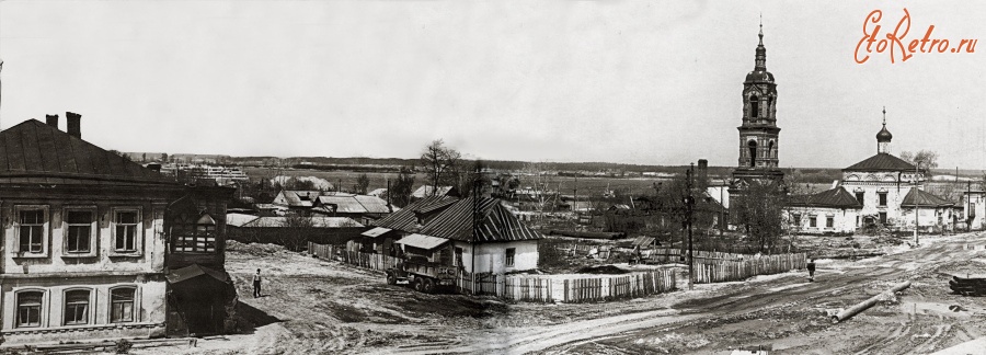 Чебоксары - Вид на улицу Кадыкова. Фото 1950-х г.г.