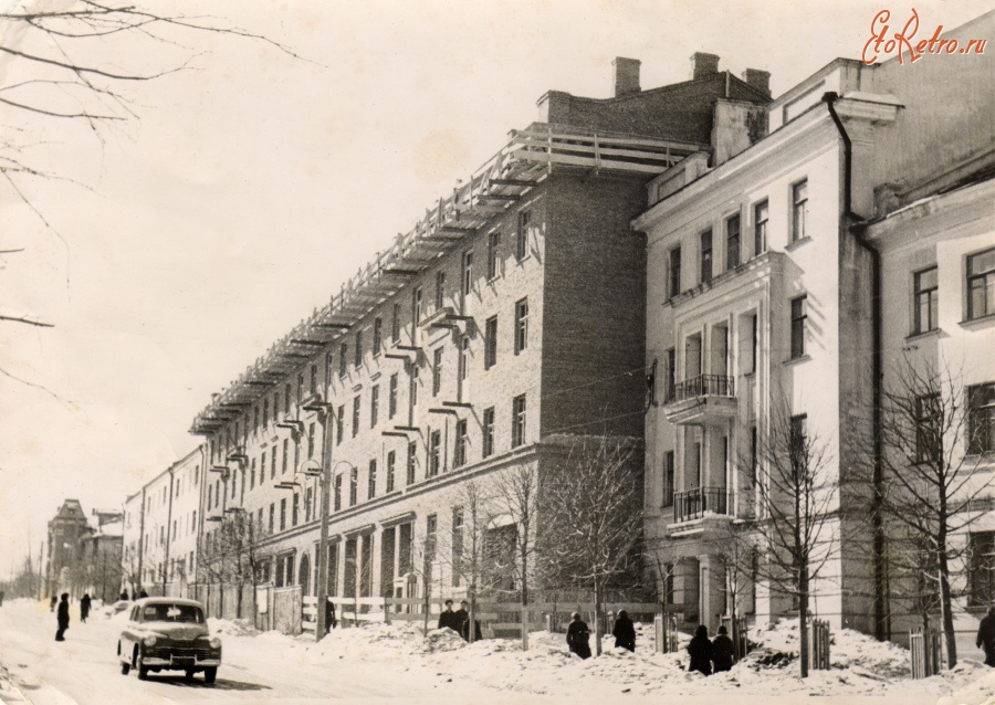 Чебоксары - Улица К. Маркса, дом 24. 1954 год