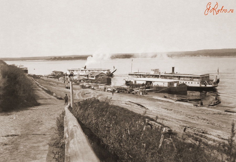 Чебоксары - Пристани на Волге. 1903 год