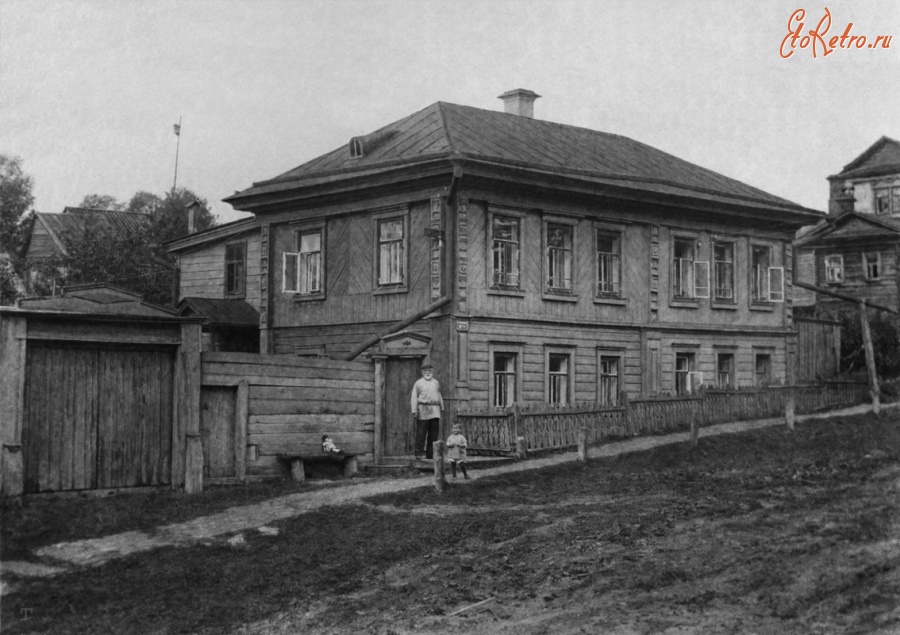 Чебоксары - Дом Бочаровых на улице Свердлова. Сентябрь 1929 года