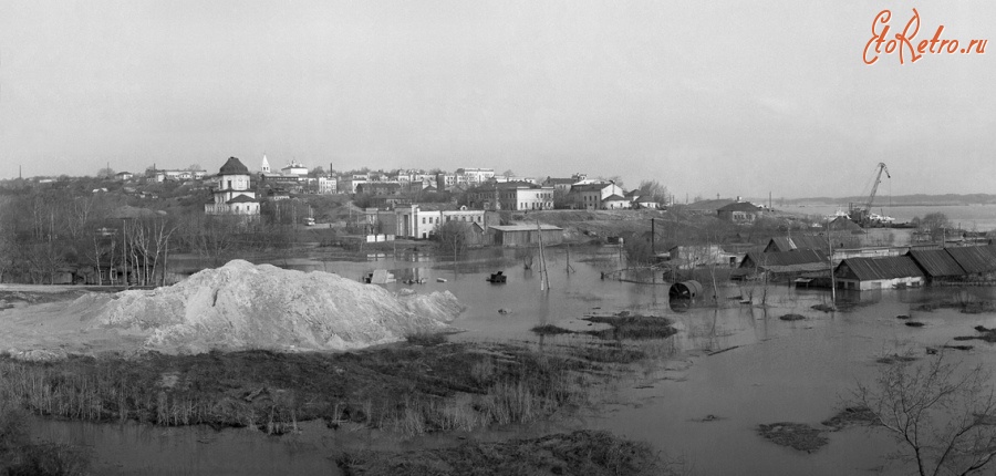 Чебоксары - Май 1979-го года. Акватория будущего порта