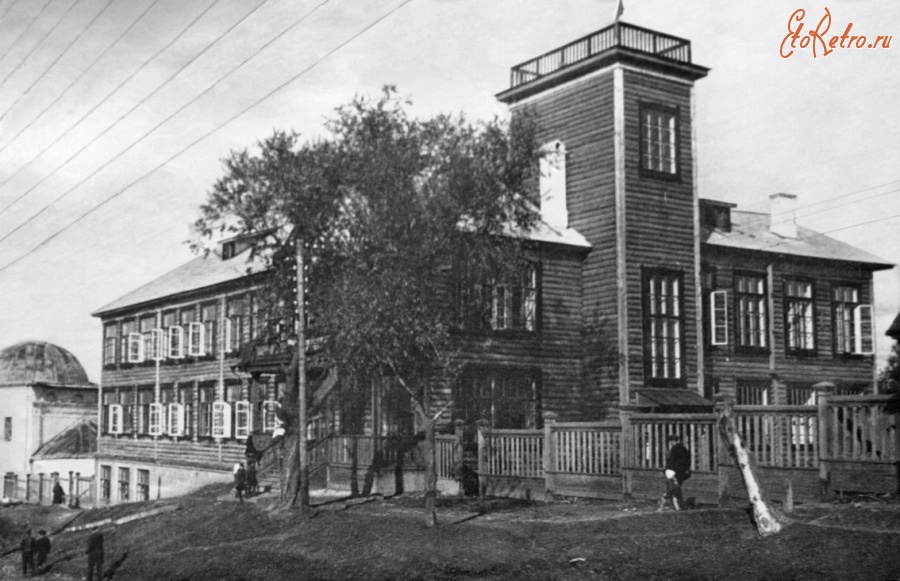 Чебоксары - Улица Тимофея Николаева, школа номер три, середина 1930-х