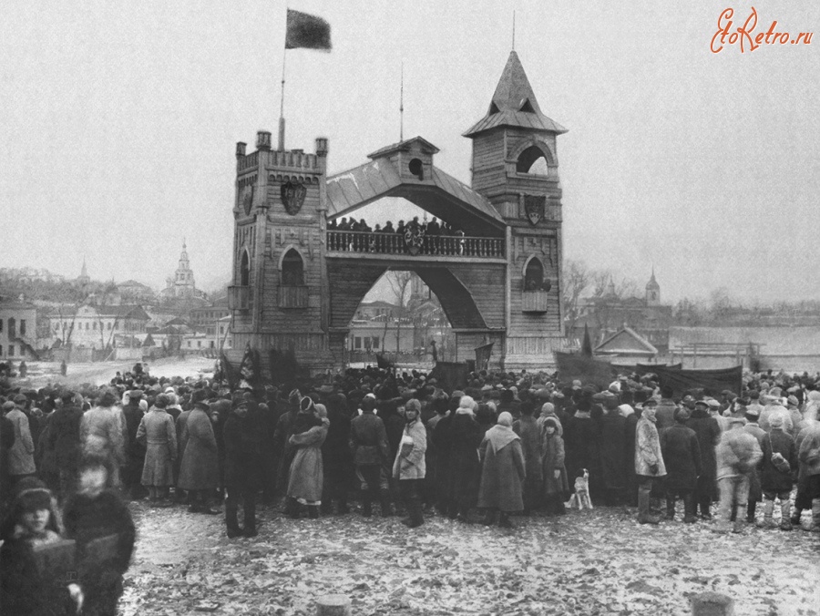 Чебоксары - Триумфальная арка (Красные ворота), 1925 год