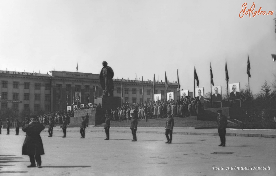 Чебоксары - Первомайская демонстрация 1964 года