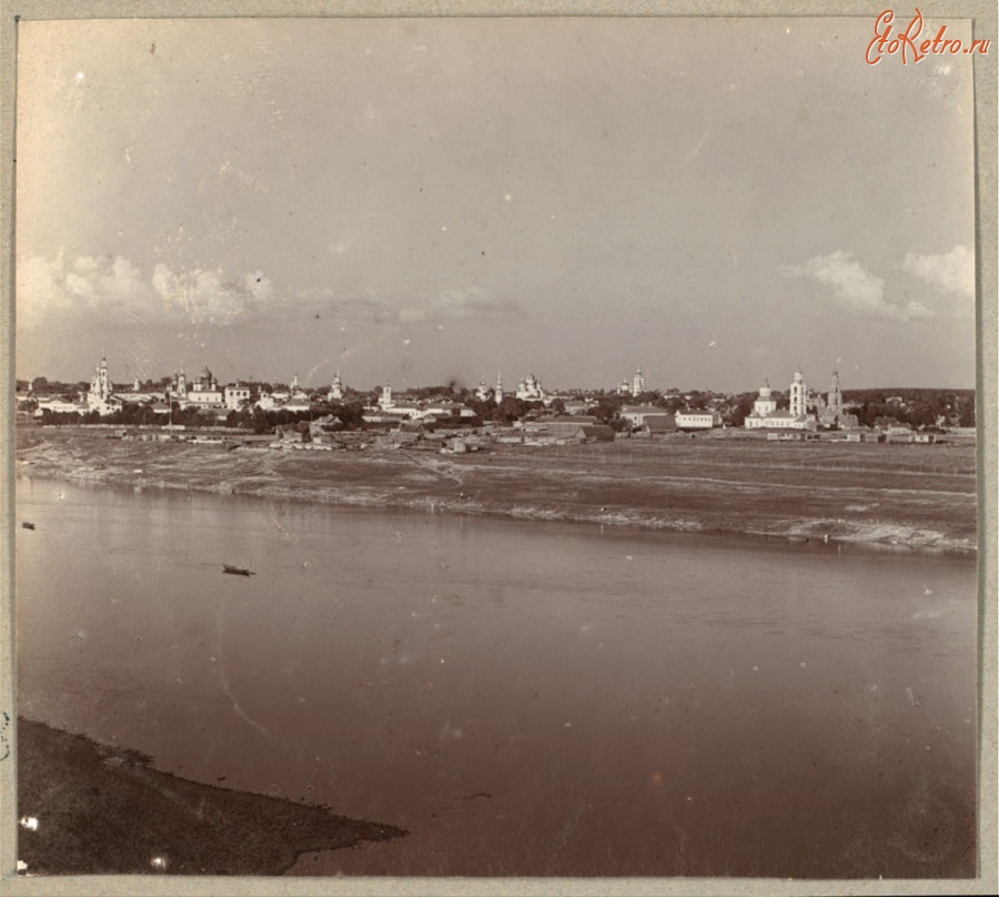 Углич - Город Углич. Общий вид с Богоявленской горы. 1910