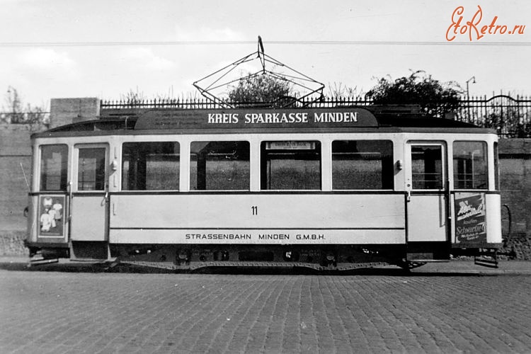Германия - Трамвай в городе Минден