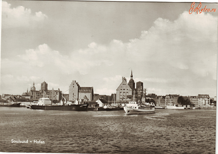 Германия - Stralsund. Hafen.
