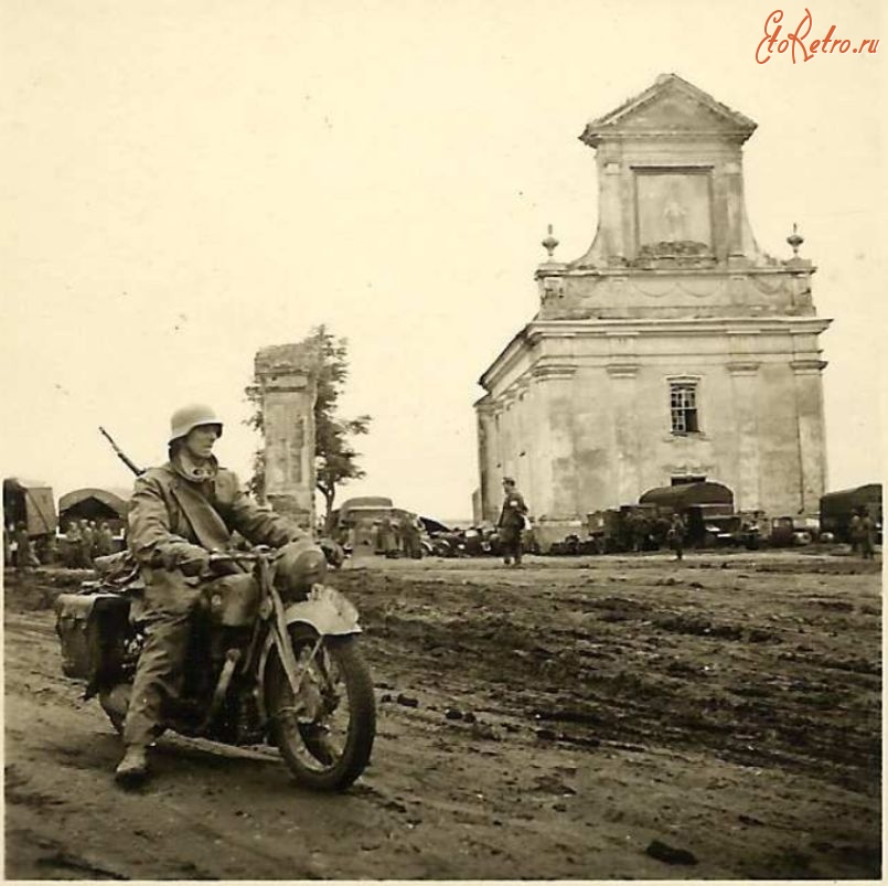 Винницкая область - Костёл в Межирове во время оккупации 1941-1944 гг
