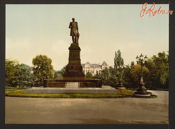Киев - Киев. Памятник Николаю (вместо которого сейчас стоит Тарас Шевченко).
