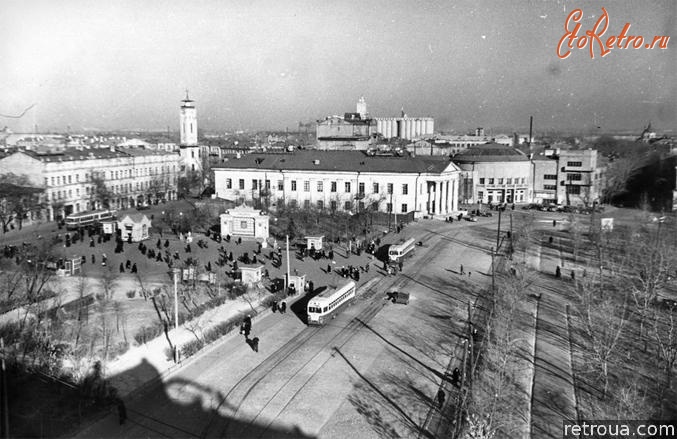 Киев - Київ.  Контрактова  площа  1930-х років.