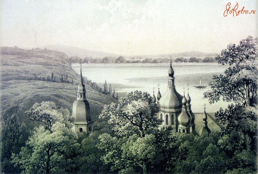 Киев - Київ.  Видубицький монастир.