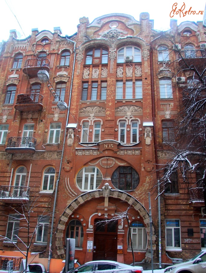Киев - Киев. Первый дом, построенный в стиле модерн.
