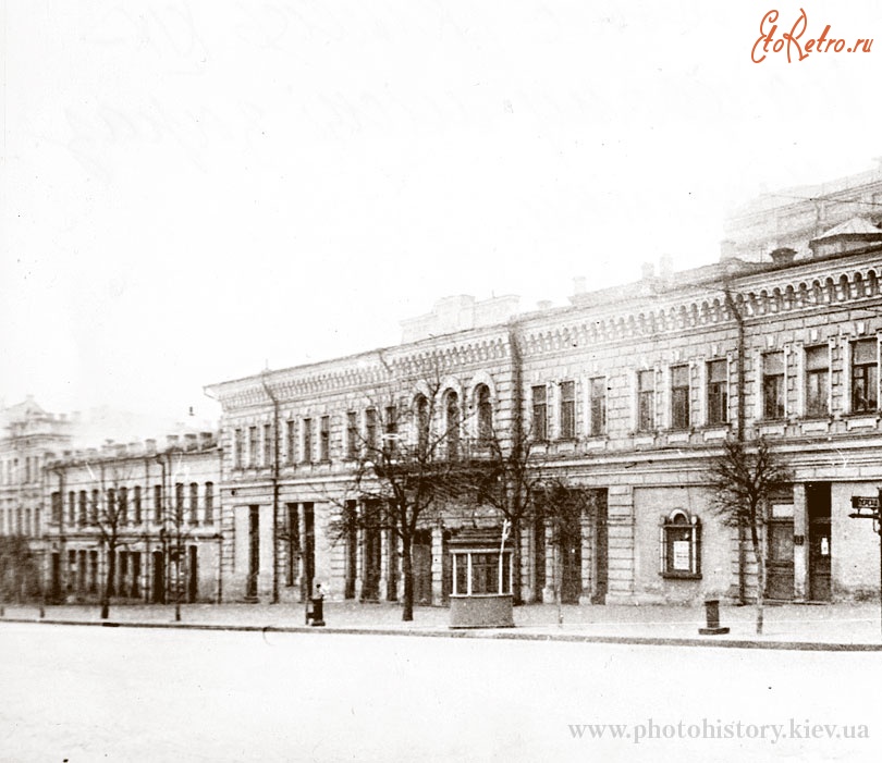 Киев - Киев.  Театр Огюста Бергонье на Фундуклеевской улице.
