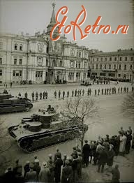 Киев - Київ.  Парад  7 листопада 1938 року.