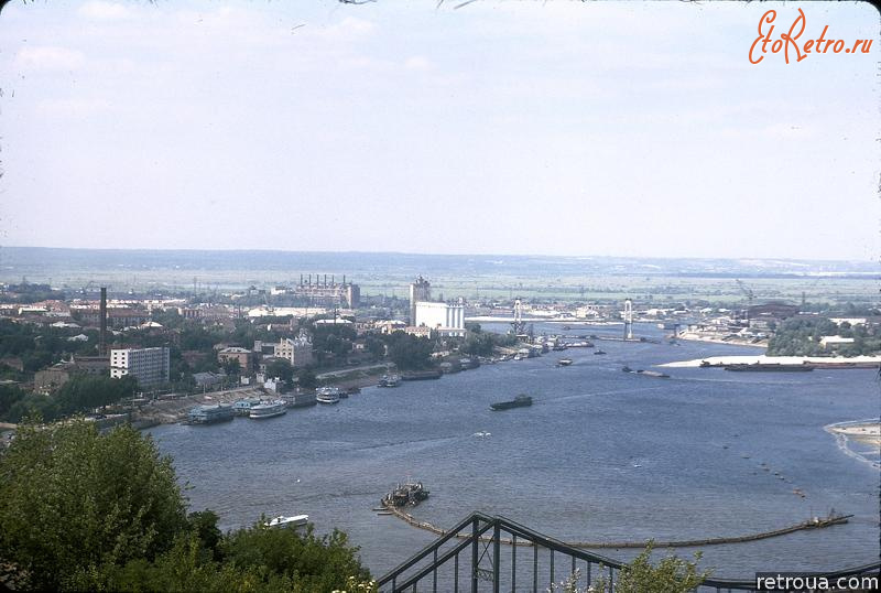 Киев - Киев.  Панорама  Подола.