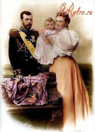 Ялта - Император Николай II и его семья .