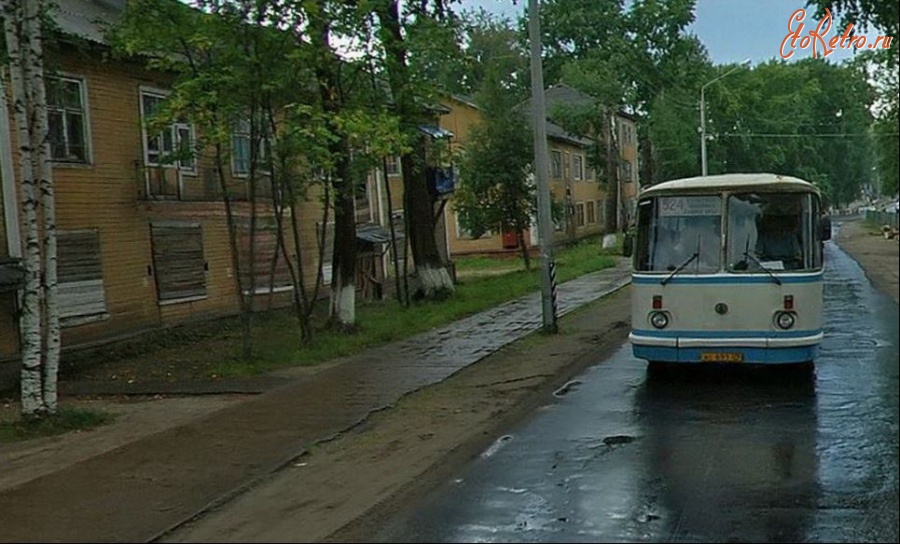 Новодвинск - ЛАЗ-695Н на 524 маршруте