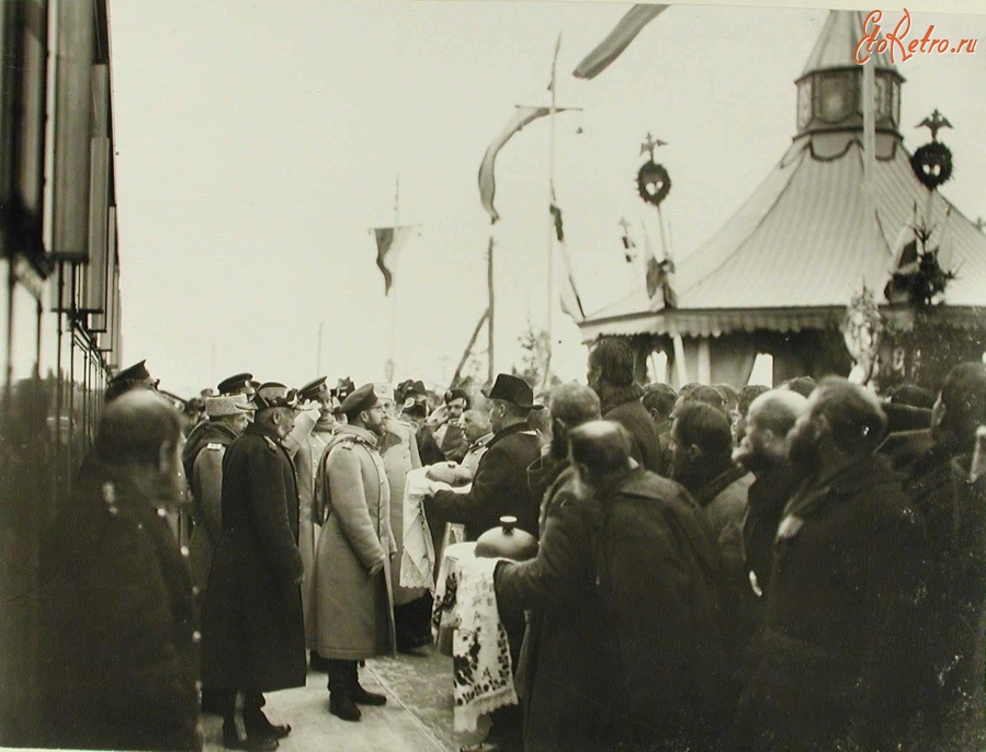 Жмеринка - Прибытие императора Николая II в Жмеринку 19 декабря 1904 Украина , Винницкая область