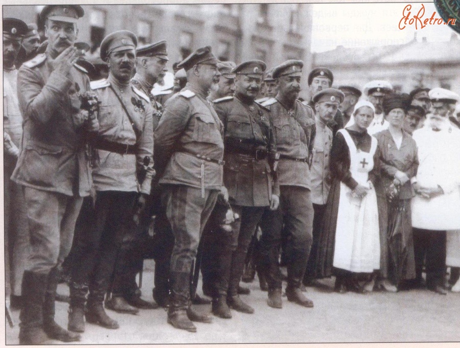 Харьков - Парад после освобождения Харькова Добровольческой армией. 15(28) июня 1919