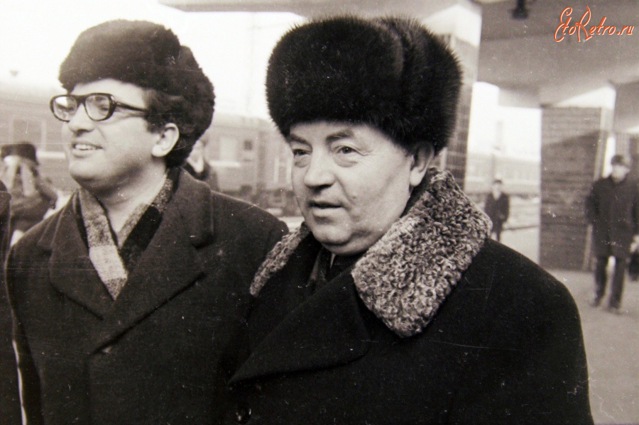 Харьков - Приезд Я.Ф.Павлова в Харьков в зимой 1973 года.