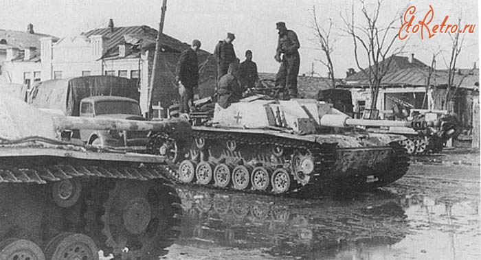 Синельниково - Танковый корпус СС на окраине города