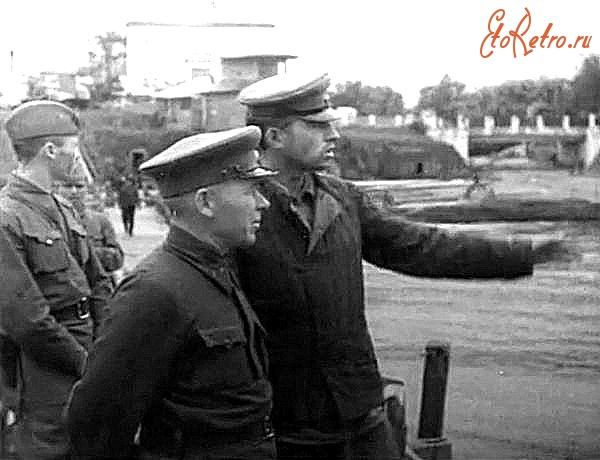 Одесса - Строительство причалов в Аркадии. 1941 г.