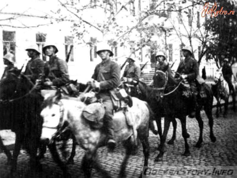 Одесса - Одесса Осень 1941 г.Румынская кавалерия входит в город.д