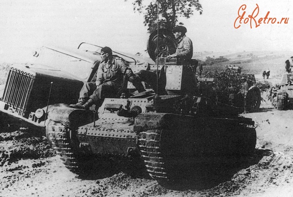 Одесса - Румыны применяли два типа танков R-1 и R-2