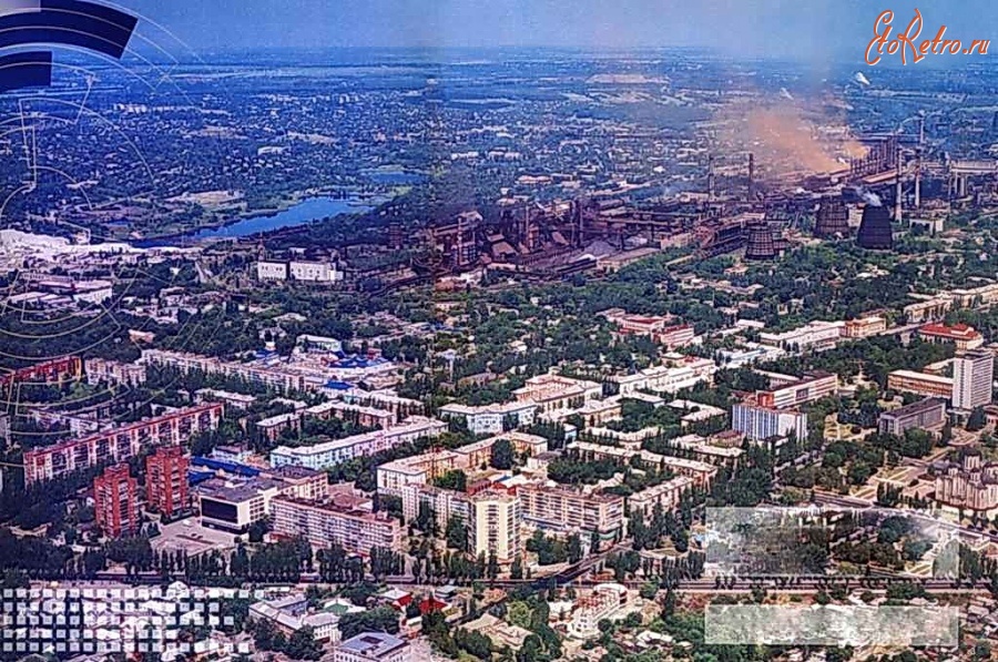 Макеевка - Панорама центра Макеевки.