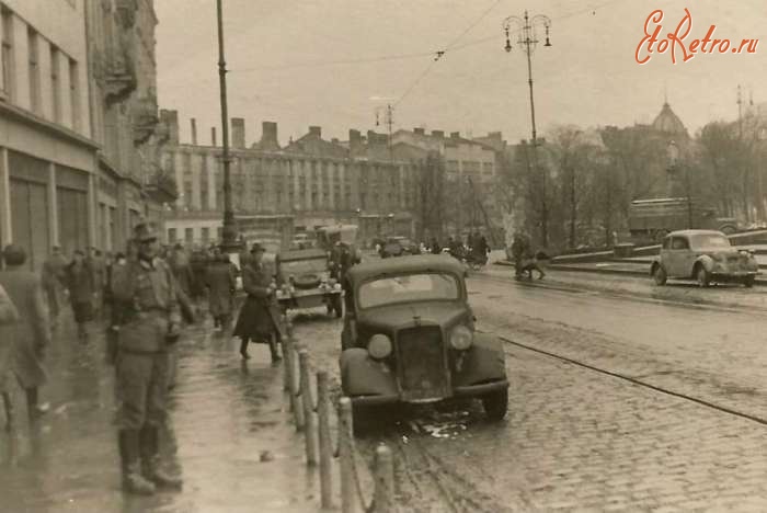Львов - Львів.  Площа Міцкевича в 1941 році.