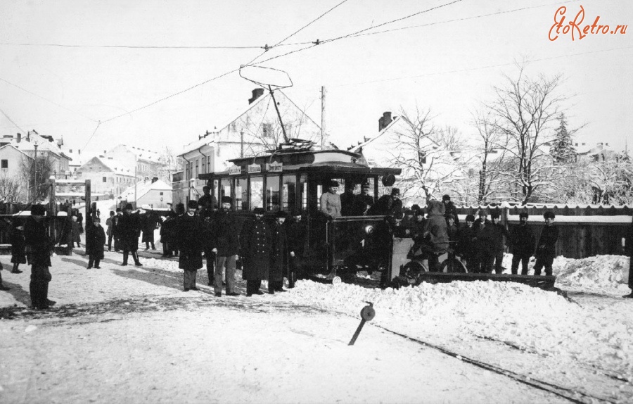 Львов - Відкриття регулярного руху електричного трамвая у Львові 31 травня 1894 року.
