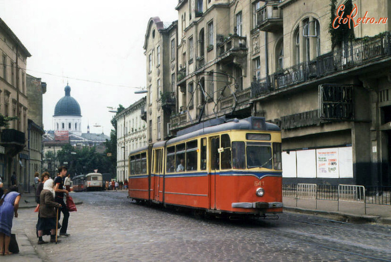 Львов - Львівський  трамвай №4.
