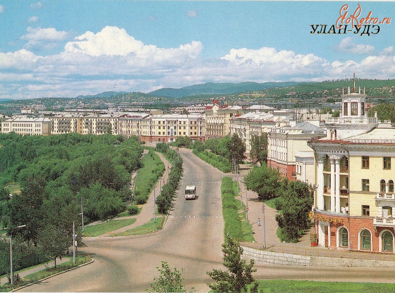 Улан-Удэ - Улан-Удэ. Набор открыток 1988 года