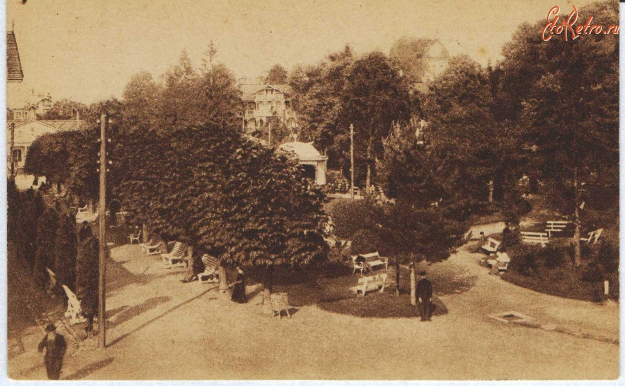 Трускавец - Трускавець. Курортний парк - 1923 рік.