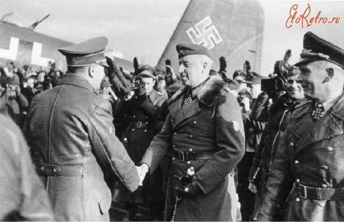 Запорожье - Встреча Гитлера с фельдмаршалом фон Манштейном