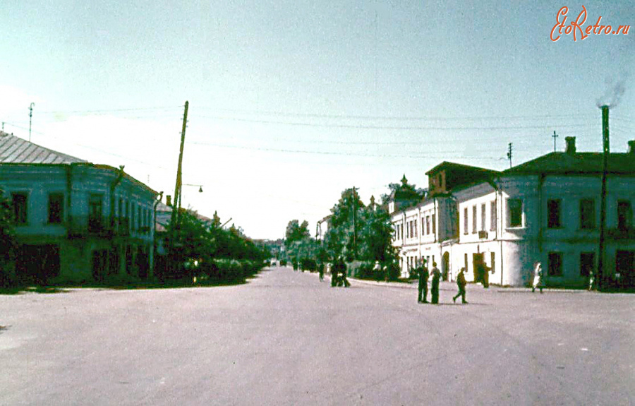 Вязники - Вид с Базарной площади на улицу 3-го Интернационала.