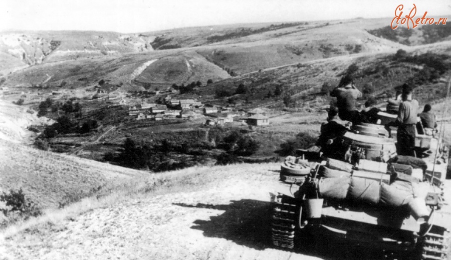 Волгоград - Немецкие танки под Сталинградом. Сентябрь 1942 года.