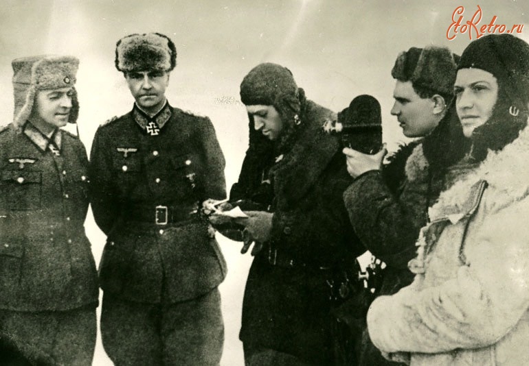 Волгоград - Пленение генерал-фельдмаршала Паулюса в Сталинграде.