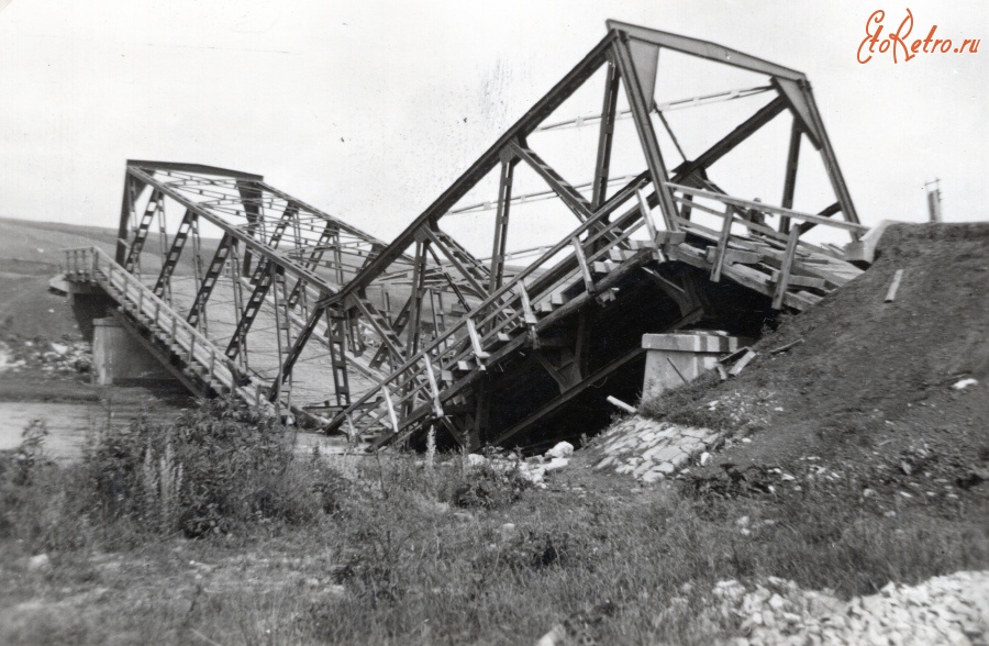 Скала-Подольская - Скала-Подольская Взорванный мост через Збруч