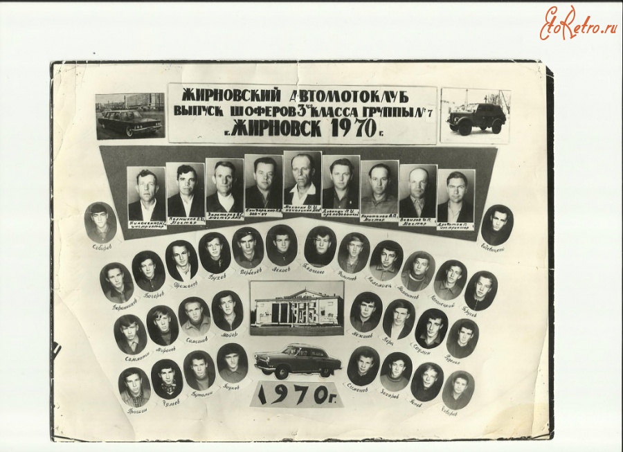 Жирновск - Жирновск. Автомотоклуб. 1970