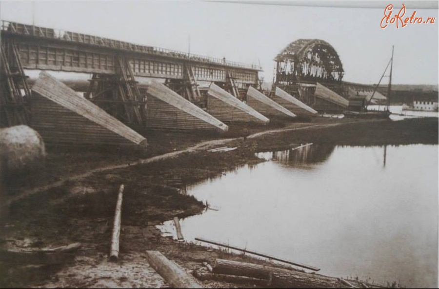 Новгород-Северский - Новоград-Северский  Пироговский мост через реку Десна