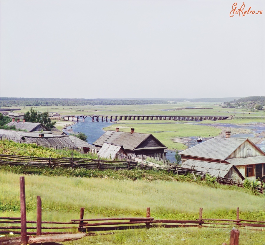 Борисов - Мост через реку Березину у г.Борисов. 1912 год