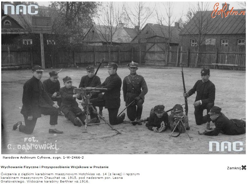 Пружаны - Учения польских солдат