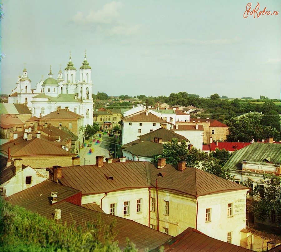 Витебск - Витебск. Юго-восточная часть города. 1912
