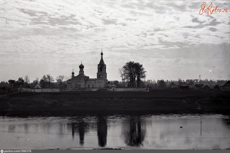 Орша - Свято-Ильинская церковь у реки Оршица в оккупированной Орше