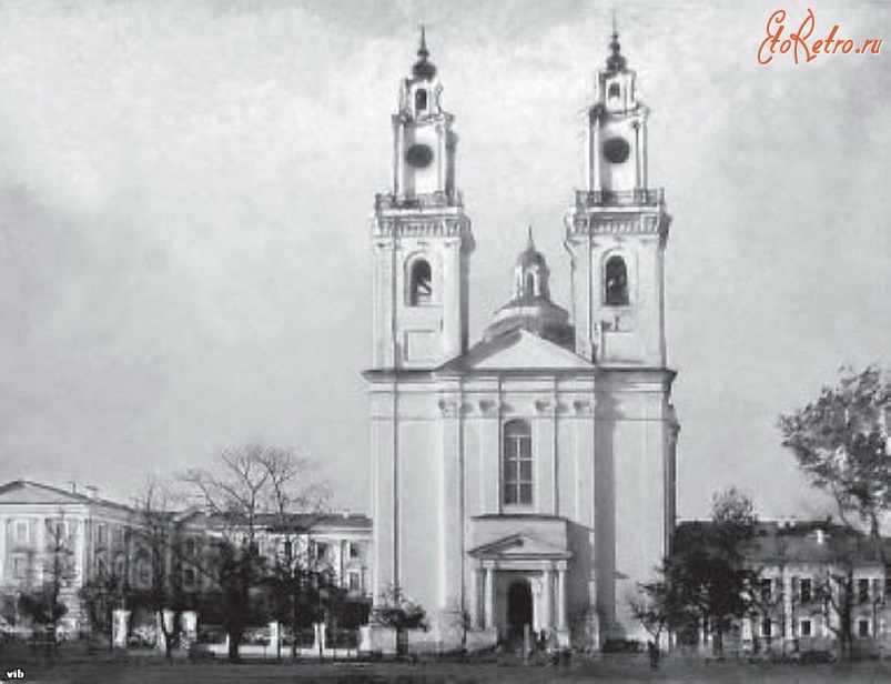 Полоцк - Свято-Николаевский собор и здание Полоцкого кадетского корпуса